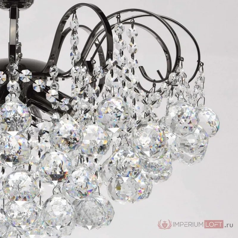 Люстра на штанге MW-Light Жемчуг 1 232016306 Цвет арматуры хром Цвет плафонов прозрачный от ImperiumLoft