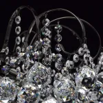 Люстра на штанге MW-Light Жемчуг 1 232016306 Цвет арматуры хром Цвет плафонов прозрачный от ImperiumLoft