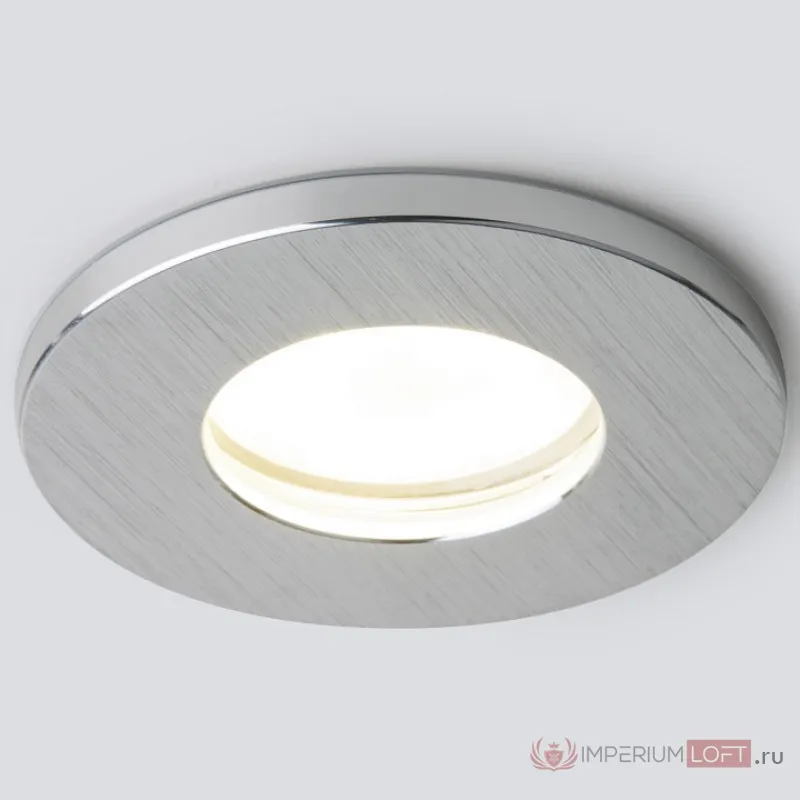 Встраиваемый светильник Elektrostandard 125 MR16 a053359 Цвет арматуры серебро от ImperiumLoft