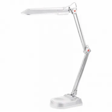 Настольная лампа офисная Arte Lamp Desk A5810LT-1SI Цвет арматуры серебро Цвет плафонов серебро