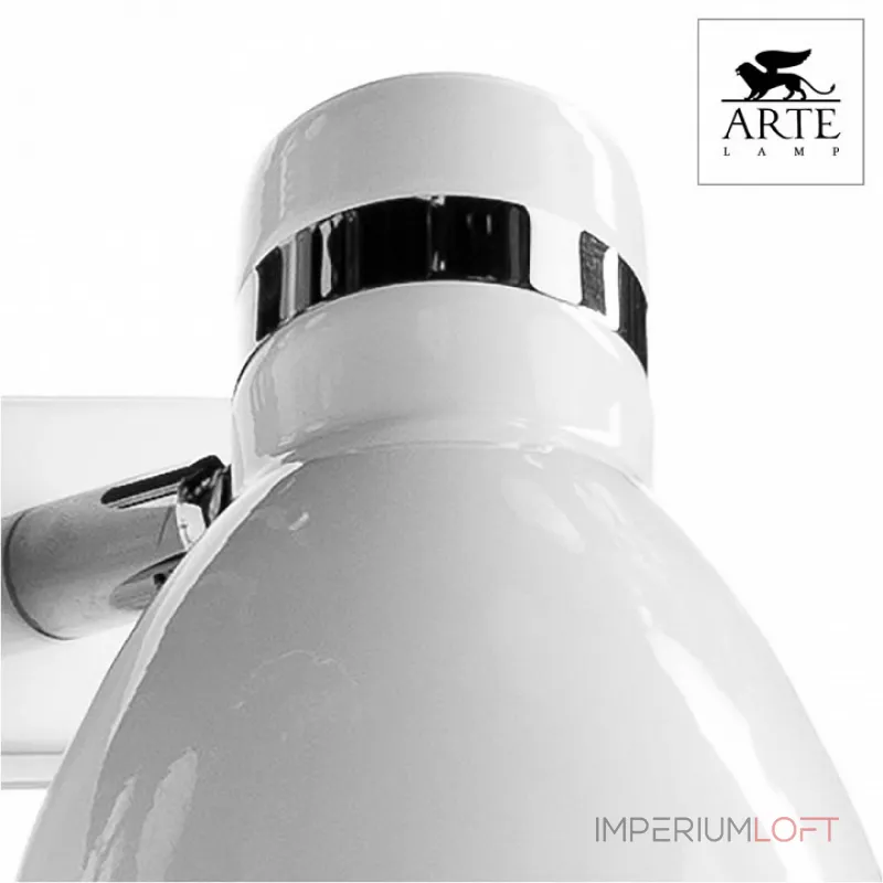 Спот Arte Lamp Mercoled A5049AP-2WH Цвет арматуры хром Цвет плафонов белый