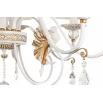 Подвесная люстра Maytoni Elina ARM222-08-G Цвет арматуры золото Цвет плафонов белый от ImperiumLoft