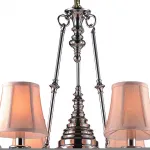 Подвесная люстра Divinare Archeo 1165/01 LM-6 Цвет арматуры никель Цвет плафонов кремовый от ImperiumLoft