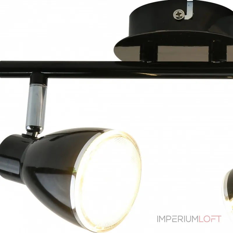 Спот Arte Lamp Gioved A6008PL-2BK Цвет арматуры черный Цвет плафонов черный Спот Arte Lamp Gioved A6008PL-2BK Цвет арматуры черный Цвет плафонов черный