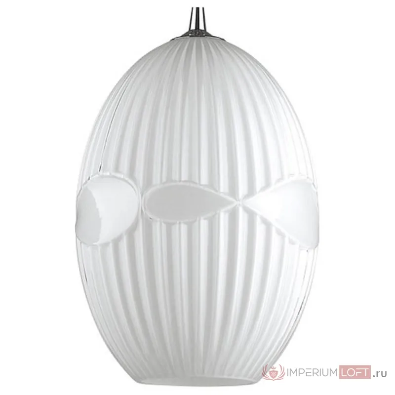 Подвесной светильник Odeon Light Astea 4750/1 Цвет плафонов белый Цвет арматуры хром от ImperiumLoft