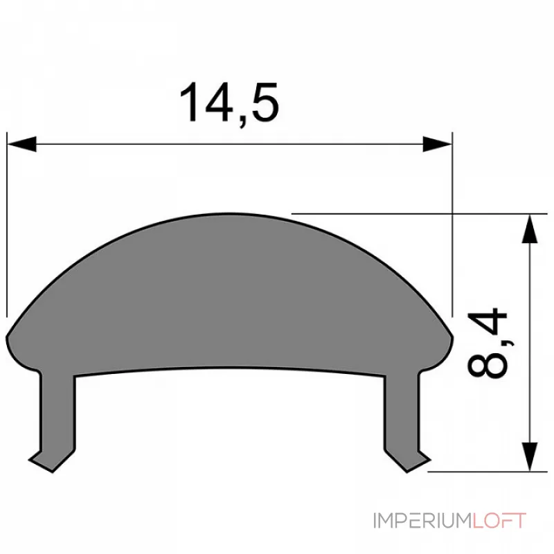 Профиль накладной  Deko-Light L-01-10 985010