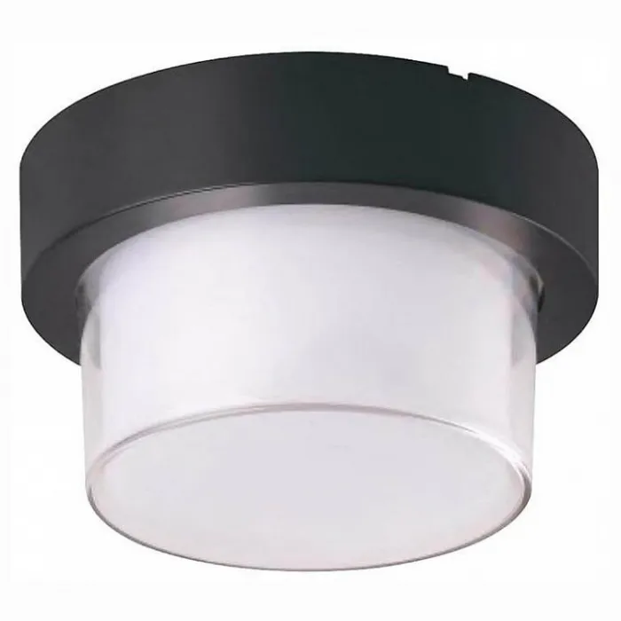 Накладной светильник Horoz Electric Suga 076-021-0012 цвет арматуры черный цвет плафонов белый от ImperiumLoft