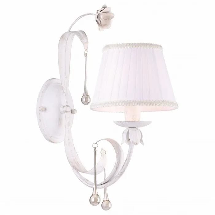 Бра Arte Lamp Borgia A8100AP-1WG Цвет арматуры золото Цвет плафонов белый от ImperiumLoft
