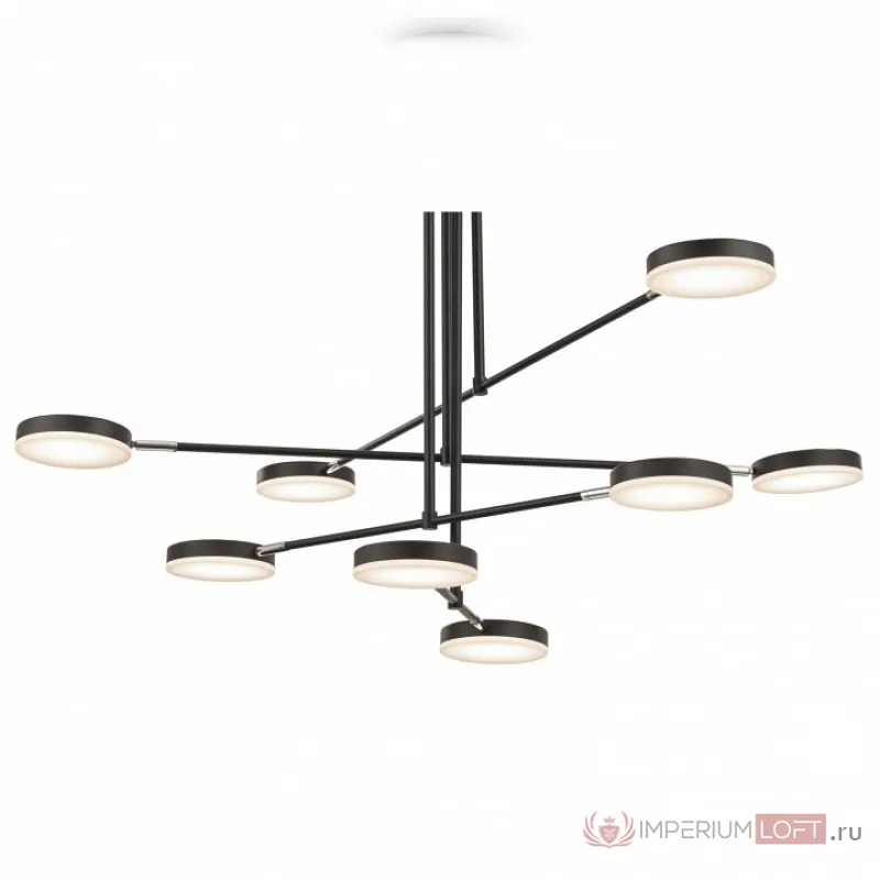 Люстра на штанге Maytoni Fad MOD070PL-L48B3K Цвет арматуры черный Цвет плафонов белый от ImperiumLoft
