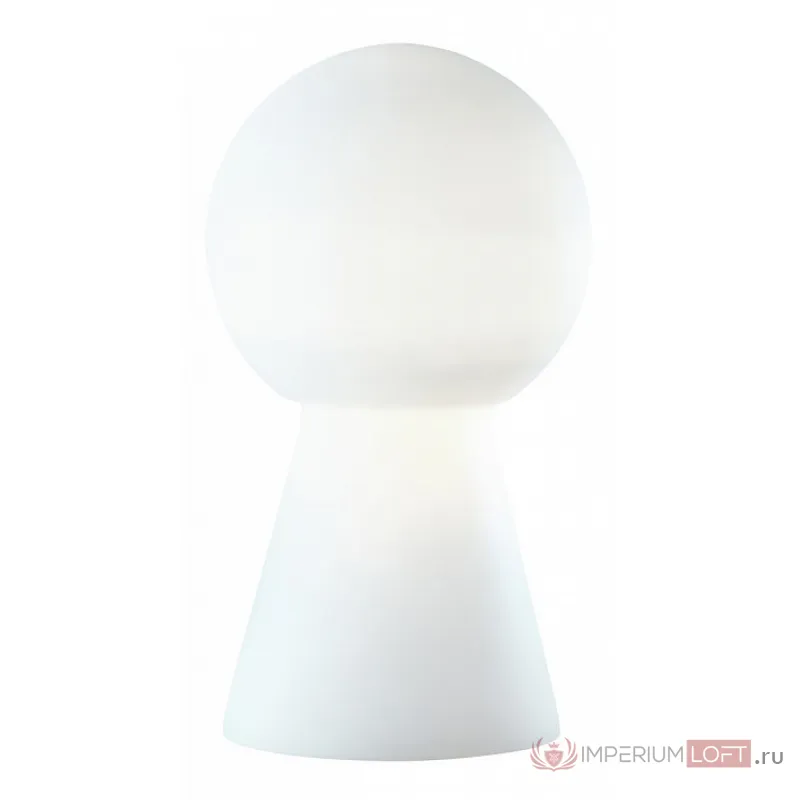Настольная лампа декоративная Ideal Lux Birillo BIRILLO TL1 MEDIUM BIANCO Цвет арматуры белый от ImperiumLoft