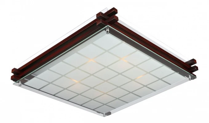 Накладной светильник Omnilux Carvalhos OML-40507-05 Цвет арматуры коричневый