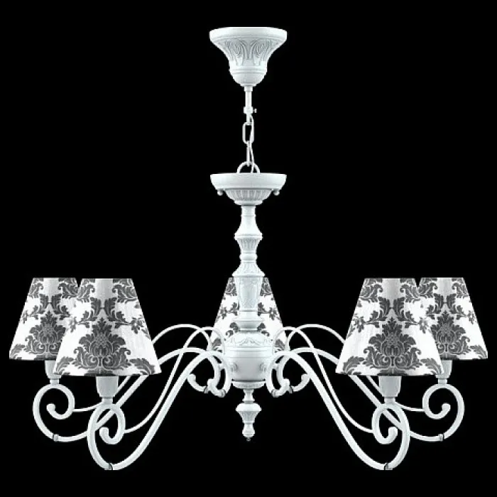 Подвесная люстра Lamp4You Classic 14 E3-05-WM-LMP-O-2 Цвет арматуры белый Цвет плафонов черно-белый от ImperiumLoft