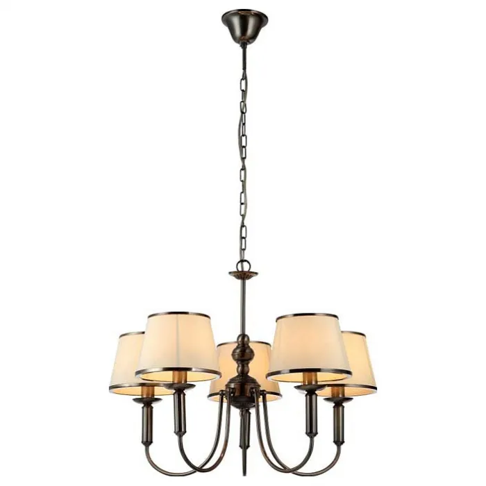 Подвесная люстра Arte Lamp Alice A3579LM-5AB Цвет арматуры бронза Цвет плафонов бронза от ImperiumLoft