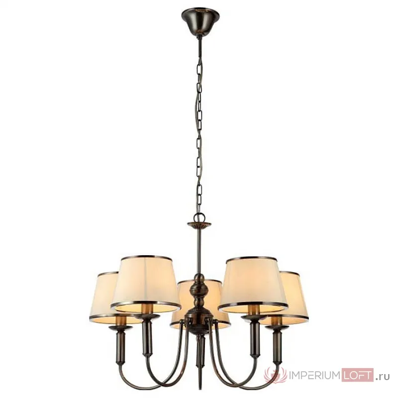 Подвесная люстра Arte Lamp Alice A3579LM-5AB Цвет арматуры бронза Цвет плафонов бронза от ImperiumLoft
