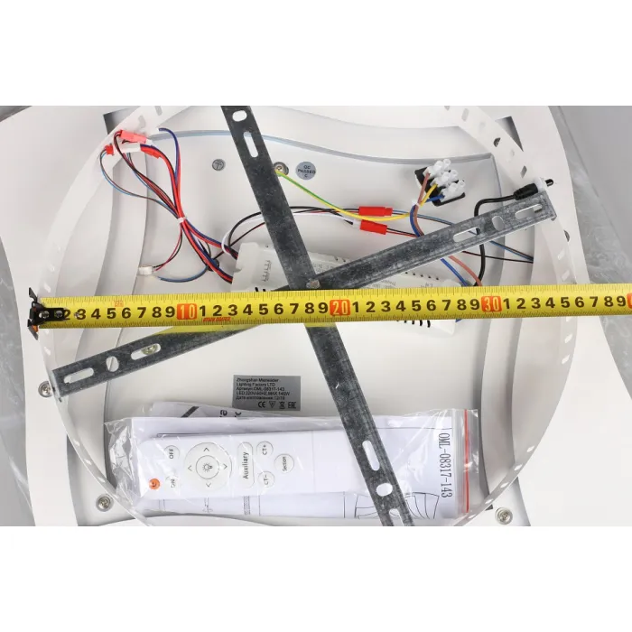 Накладной светильник Omnilux Banchette OML-08317-143 Цвет арматуры белый Цвет плафонов прозрачный от ImperiumLoft