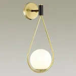 Бра Odeon Light Flari 4810/1W Цвет плафонов белый Цвет арматуры золото от ImperiumLoft