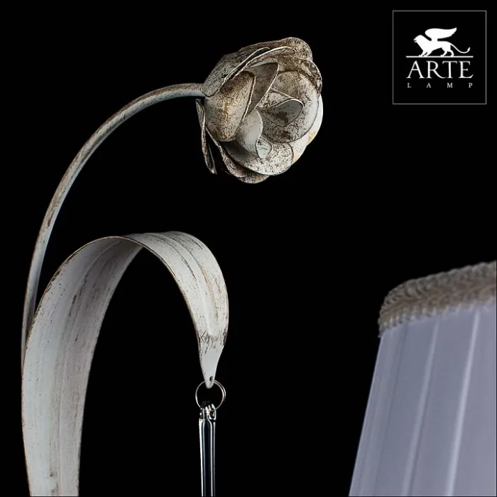 Бра Arte Lamp Borgia A8100AP-1WG Цвет арматуры золото Цвет плафонов белый от ImperiumLoft