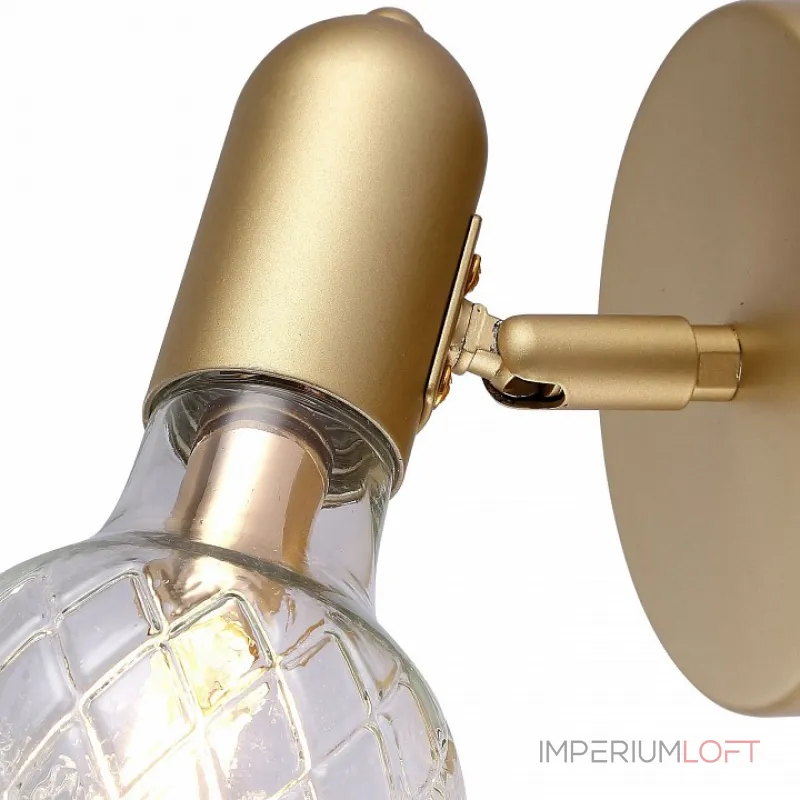 Бра Arte Lamp 8040 A8040AP-1SG Цвет арматуры золото Цвет плафонов прозрачный
