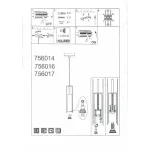 Подвесной светильник Lightstar Cilino 756014 Цвет плафонов хром Цвет арматуры хром от ImperiumLoft