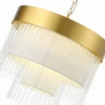 Подвесной светильник ST-Luce Aversa SL1352.203.09 Цвет арматуры Желтый Цвет плафонов Белый от ImperiumLoft