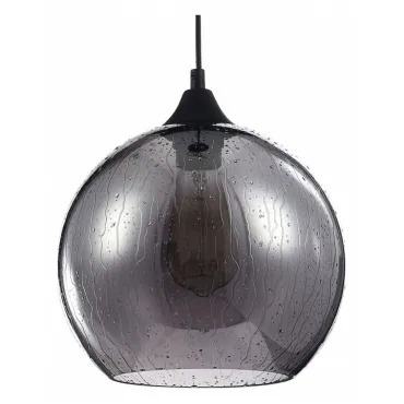Подвесной светильник Maytoni Bergen T314-11-B Цвет арматуры черный Цвет плафонов серый от ImperiumLoft