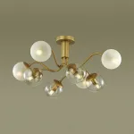Потолочная люстра Lumion Candice 4555/8C Цвет арматуры латунь Цвет плафонов разноцветный от ImperiumLoft