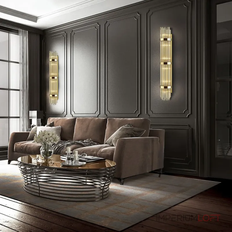 Накладной светильник Odeon Light Empire 4854/6W Цвет плафонов прозрачный Цвет арматуры золото от ImperiumLoft Накладной светильник Odeon Light Empire 4854/6W Цвет плафонов прозрачный Цвет арматуры золото от ImperiumLoft