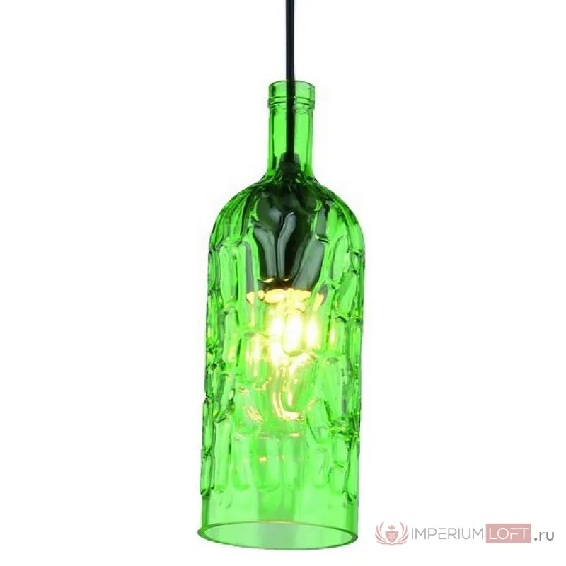 Подвесной светильник Arte Lamp Festa A8132SP-1GR Цвет арматуры черный Цвет плафонов зеленый от ImperiumLoft