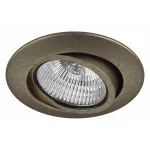 Встраиваемый светильник Lightstar Teso ADJ 011081 Цвет арматуры бронза Цвет плафонов бронза