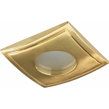 Встраиваемый светильник Novotech Aqua 369308 Цвет арматуры золото Цвет плафонов прозрачный