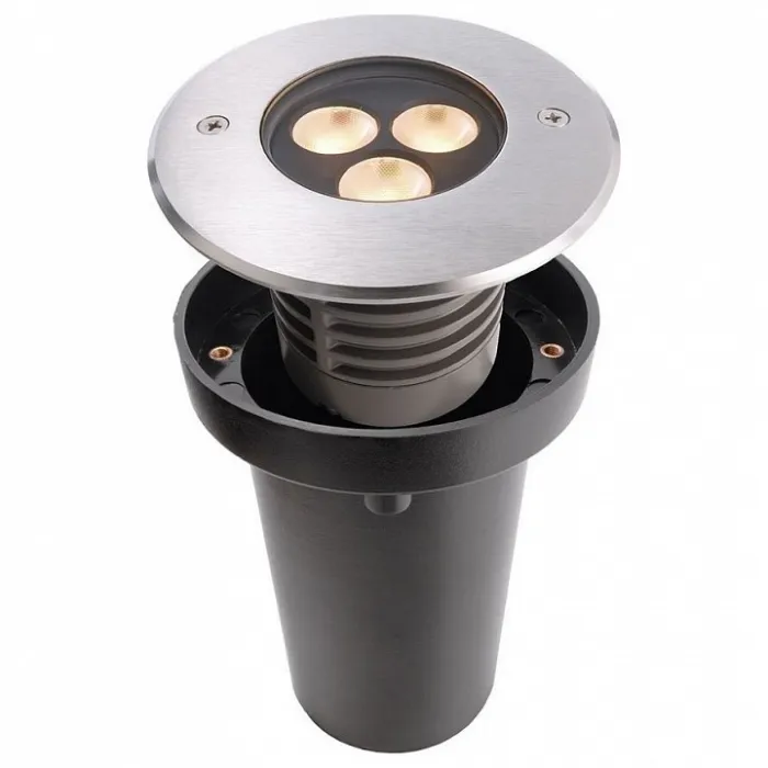 Встраиваемый в дорогу светильник Deko-Light Bodeneinbauleuchte II WW 730255 Цвет арматуры серебро Цвет плафонов прозрачный от ImperiumLoft