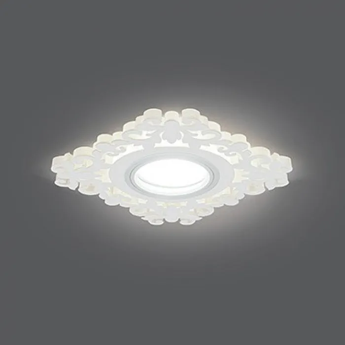 Встраиваемый светильник Gauss Backlight 12 BL131 Цвет плафонов белый Цвет арматуры белый от ImperiumLoft