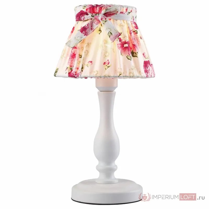 Настольная лампа декоративная Arte Lamp 7021 A7021LT-1WH Цвет арматуры белый Цвет плафонов розовый от ImperiumLoft