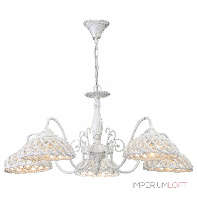 Подвесная люстра Arte Lamp Twisted A5358LM-5WG Подвесная люстра Arte Lamp Twisted A5358LM-5WG