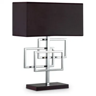 Настольная лампа декоративная Ideal Lux Luxury LUXURY TL1 CROMO Цвет арматуры хром Цвет плафонов черный