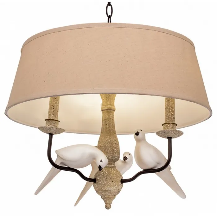 Подвесной светильник Loft it 1029 LOFT1029A-2 Цвет арматуры коричневый Цвет плафонов кремовый от ImperiumLoft
