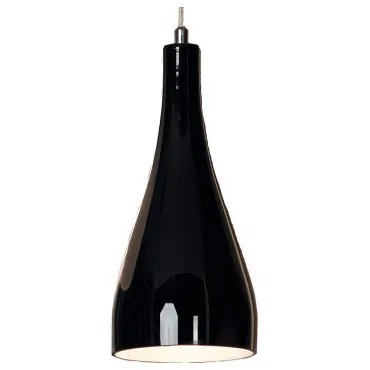 Подвесной светильник Lussole Rimini LSF-1196-01 Цвет арматуры хром Цвет плафонов черный от ImperiumLoft