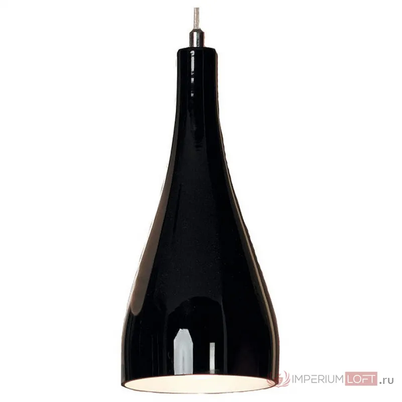 Подвесной светильник Lussole Rimini LSF-1196-01 Цвет арматуры хром Цвет плафонов черный от ImperiumLoft
