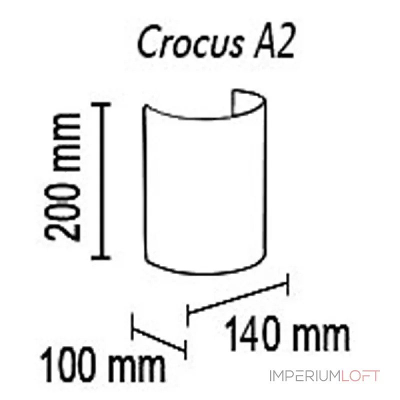 Бра TopDecor Crocus Glade Crocus Glade A2 10 09g