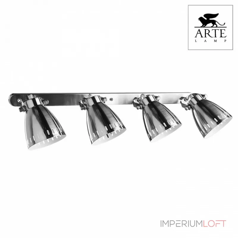 Спот Arte Lamp Luned A2214PL-4SS Цвет арматуры серебро Цвет плафонов серебро