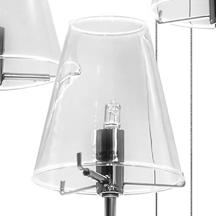 Подвесная люстра Lightstar Diafano 758214 Цвет арматуры хром Цвет плафонов прозрачный от ImperiumLoft