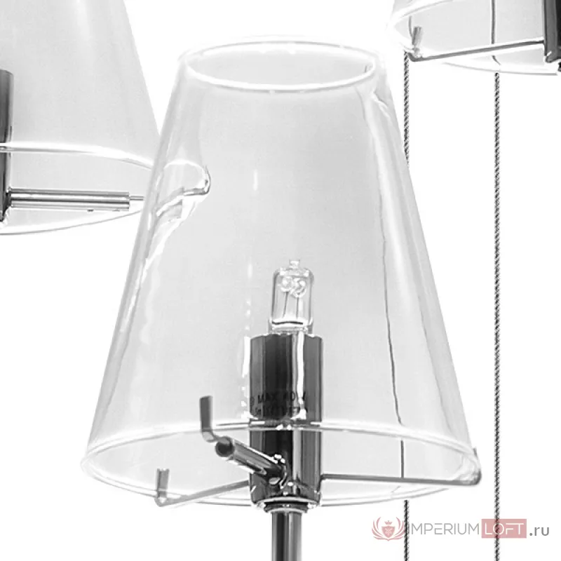 Подвесная люстра Lightstar Diafano 758214 Цвет арматуры хром Цвет плафонов прозрачный от ImperiumLoft