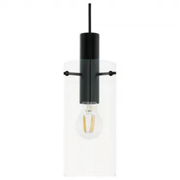 Подвесной светильник Eglo Montefino 97366 Цвет плафонов прозрачный Цвет арматуры черный от ImperiumLoft