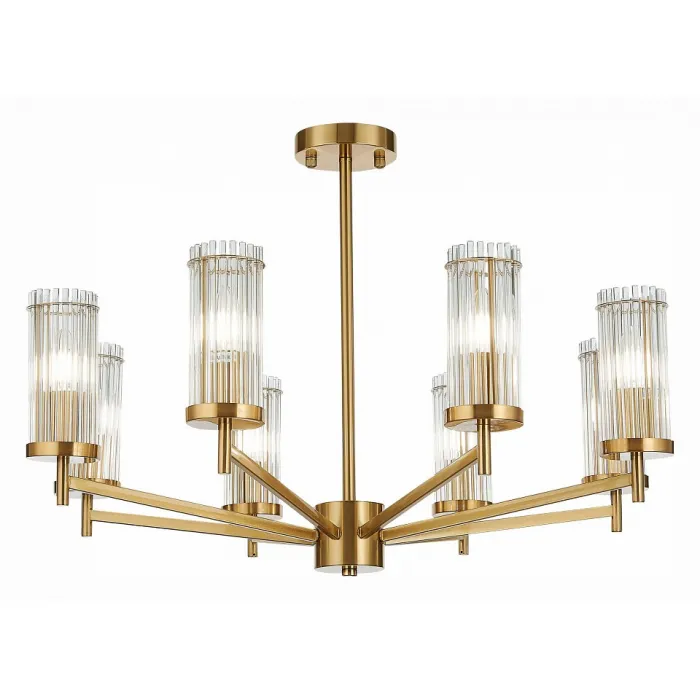Люстра на штанге ST-Luce Bitonto SL1233.302.08 Цвет арматуры Желтый Цвет плафонов Неокрашенный от ImperiumLoft