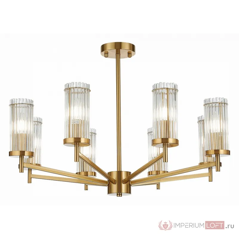 Люстра на штанге ST-Luce Bitonto SL1233.302.08 Цвет арматуры Желтый Цвет плафонов Неокрашенный от ImperiumLoft