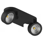 Накладной светильник Lightstar Snodo 055273 Цвет плафонов черный Цвет арматуры черный от ImperiumLoft