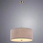 Подвесной светильник Arte Lamp Mallorca A1021SP-5SS Цвет плафонов серый Цвет арматуры никель от ImperiumLoft