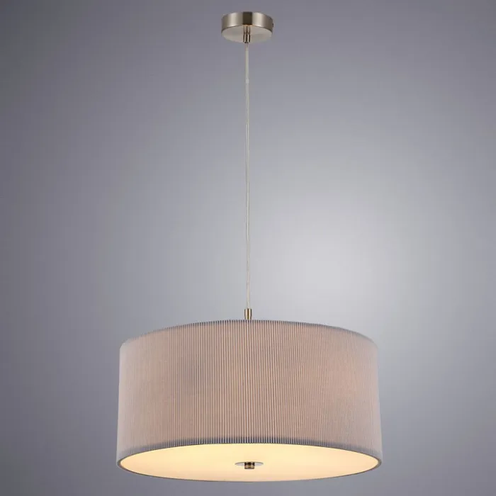 Подвесной светильник Arte Lamp Mallorca A1021SP-5SS Цвет плафонов серый Цвет арматуры никель от ImperiumLoft