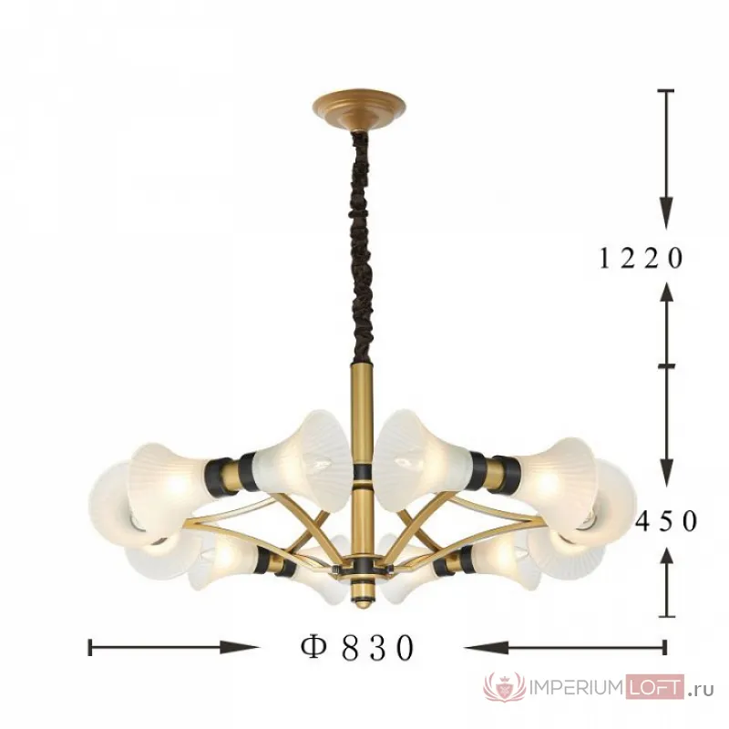 Подвесная люстра Favourite Cornu 2549-12P от ImperiumLoft