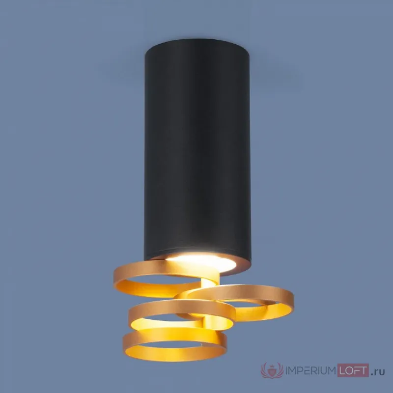 Накладной светильник Elektrostandard DLN102 a047747 Цвет плафонов золото Цвет арматуры черный от ImperiumLoft